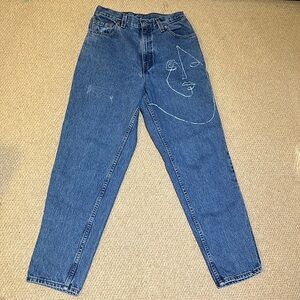 Levi’s W Hand Painted 550 Relaxed Fit Tapered Leg